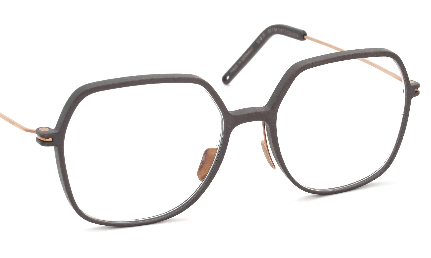 KLENZE&BAUM 3Dプリントメガネ通販 [ASKET] YAMADA col.009 ASH/ROSE GOLD