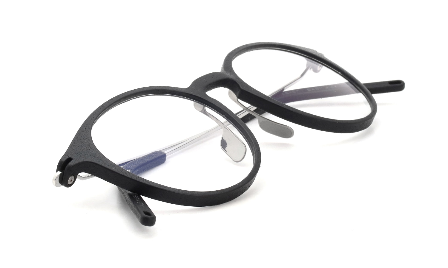 KLENZE&BAUM 3Dプリントメガネ通販 [ASKET] BARY col.001 COAL/SILVER