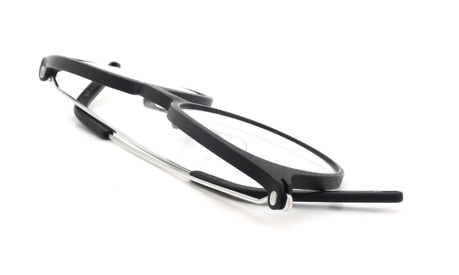 KLENZE&BAUM 3Dプリントメガネ通販 [ASKET] BARY col.001 COAL/SILVER