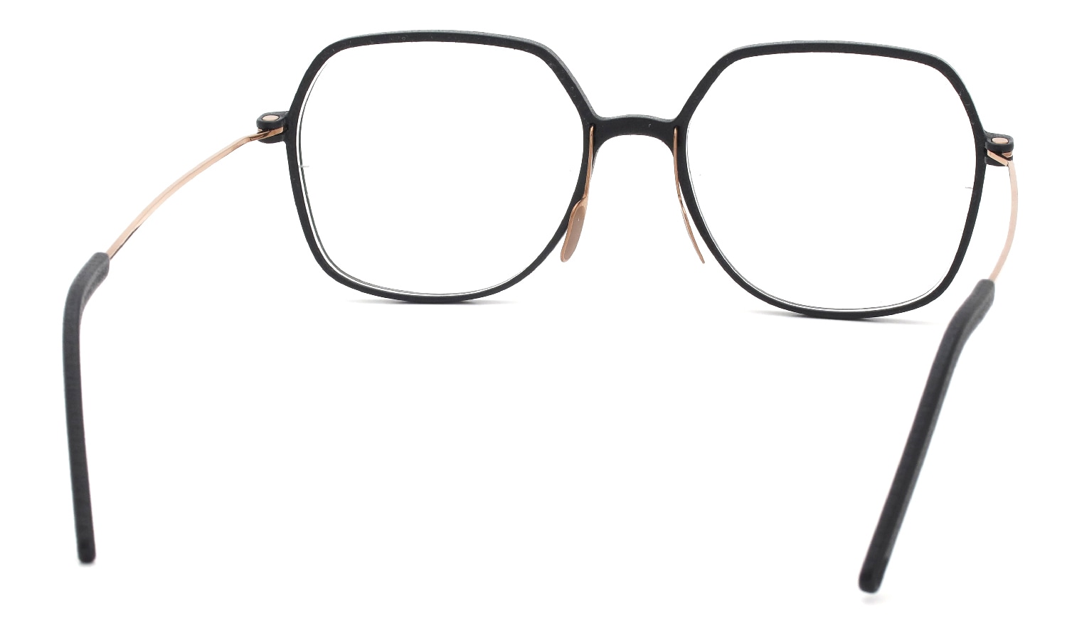 KLENZE&BAUM 3Dプリントメガネ通販 [ASKET] YAMADA col.001 COAL/ROSEGOLD