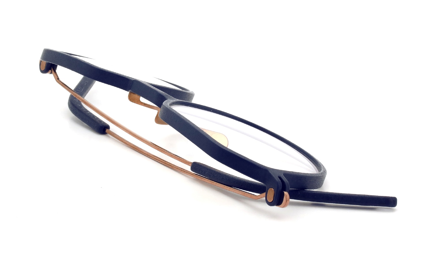 KLENZE&BAUM 3Dプリントメガネ通販 [ASKET] NELSON col.003 NIGHTSHADE/ROSE GOLD