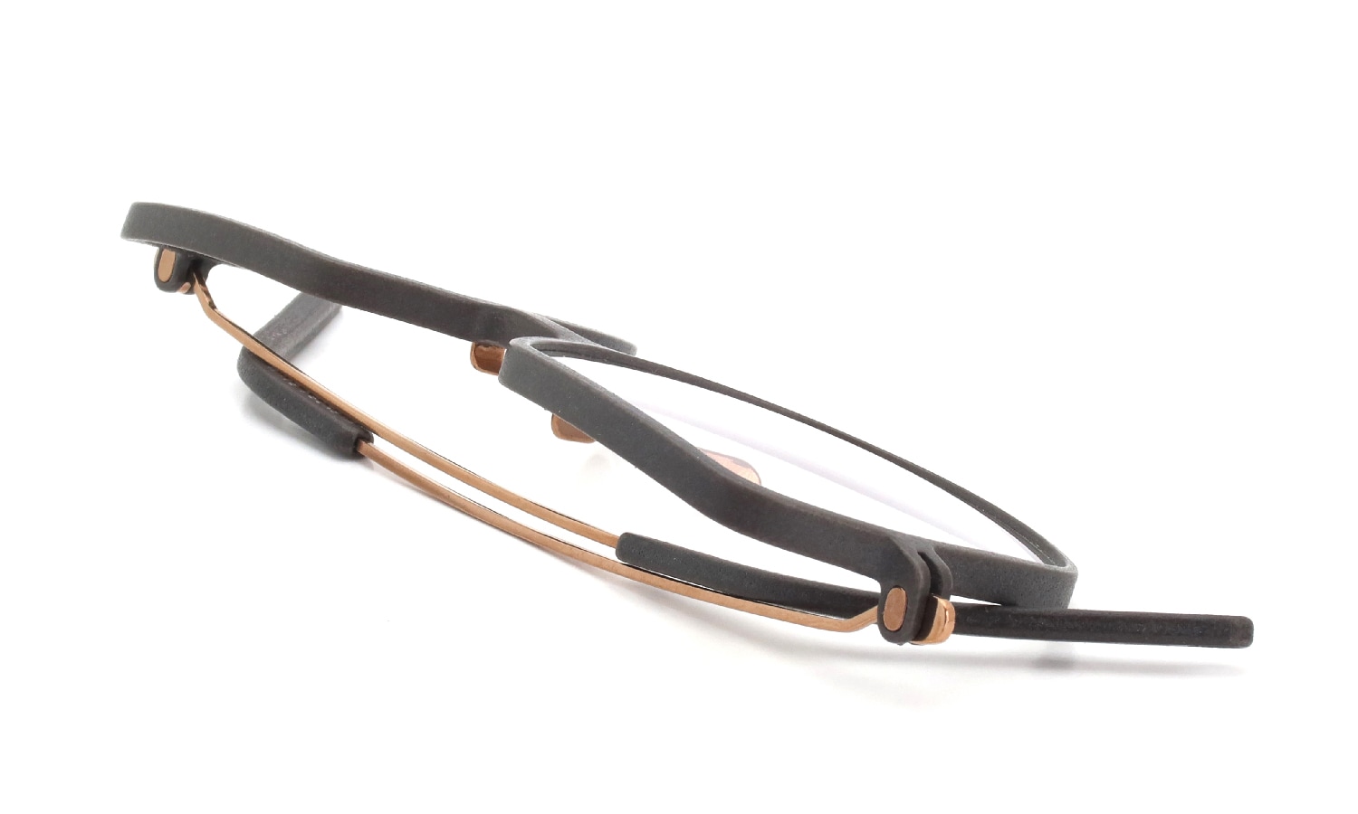 KLENZE&BAUM 3Dプリントメガネ通販 [ASKET] YAMADA col.009 ASH/ROSE GOLD