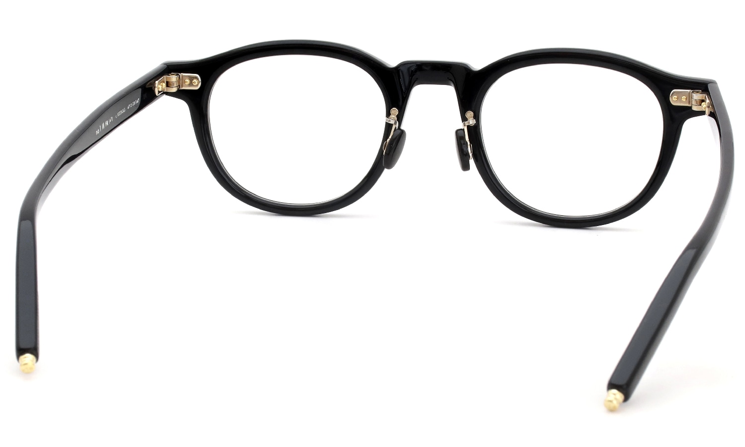 10eyevan メガネ通販 no.1 III FR (47) c.1035BKGG DeadStockBlack/18金 +本鼈甲パット