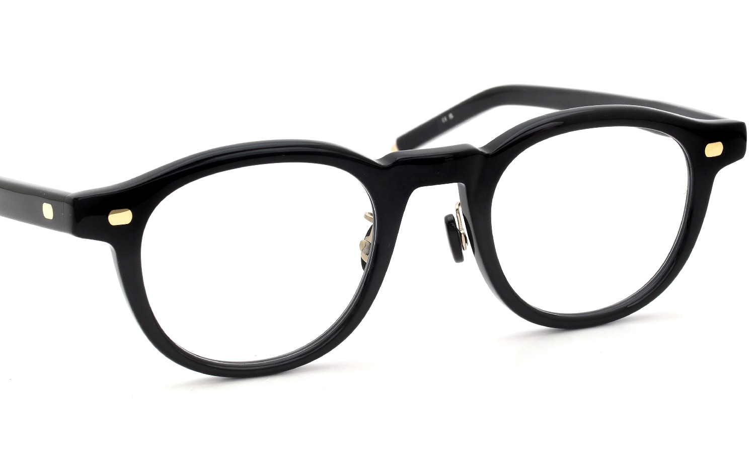 10eyevan メガネ通販 no.1 III FR (47) c.1035BKGG DeadStockBlack/18金 +本鼈甲パット