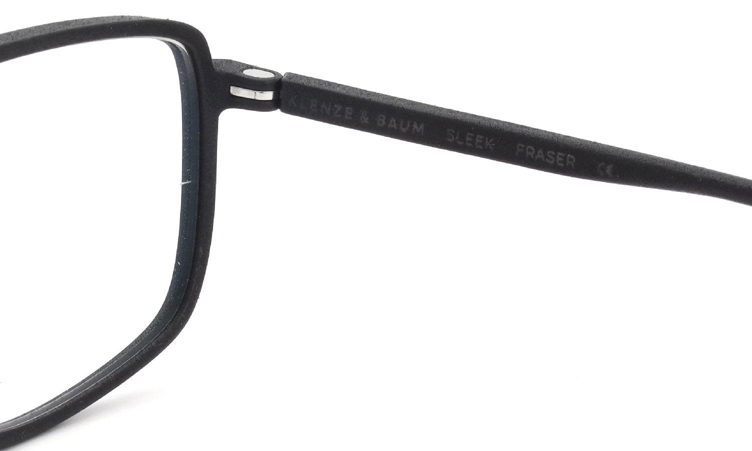 KLENZE&BAUM 3Dプリントメガネ通販 [SLEEK ECOLUCENT] FRASER-NP col.001 COAL/SILVER