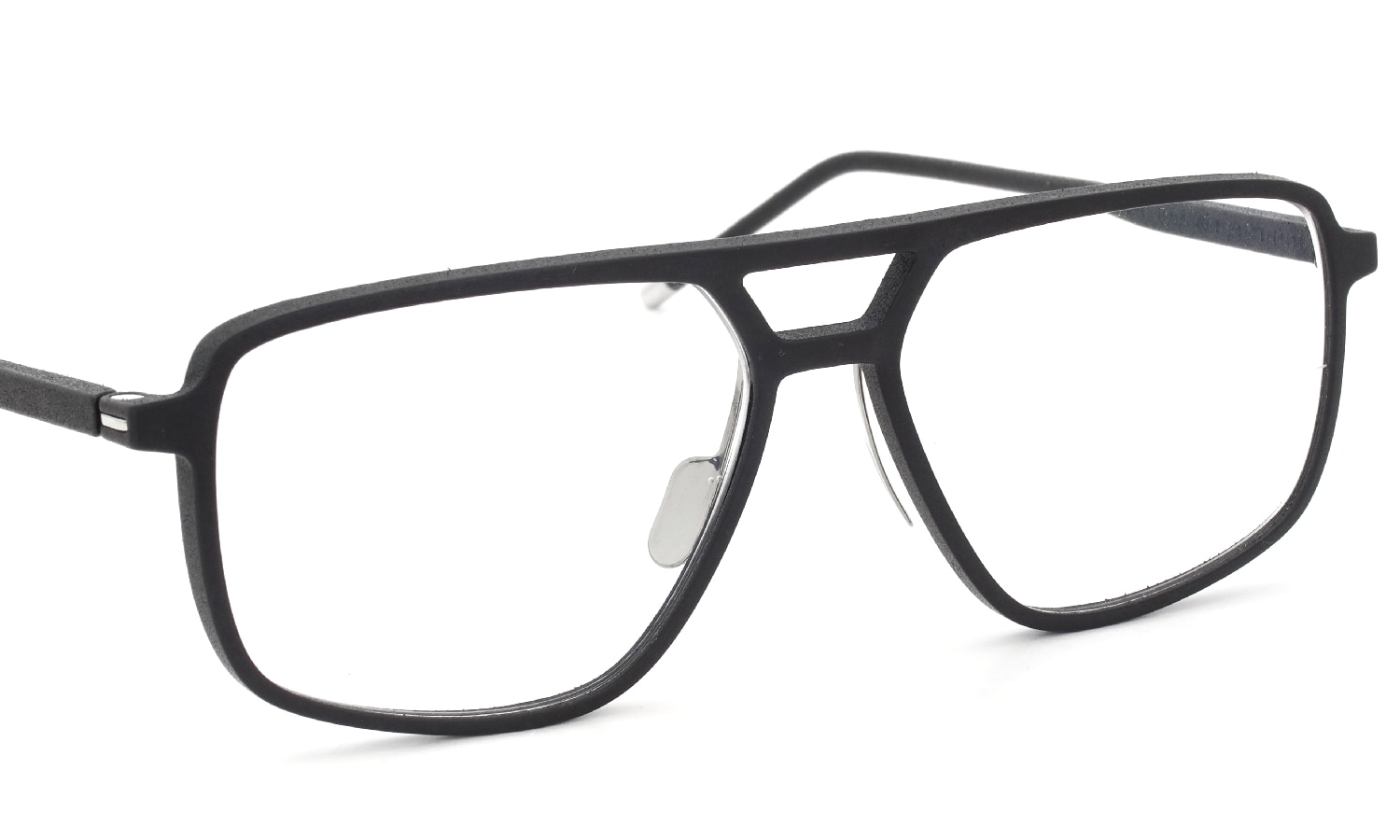 KLENZE&BAUM 3Dプリントメガネ通販 [SLEEK ECOLUCENT] FRASER-NP col.001 COAL/SILVER