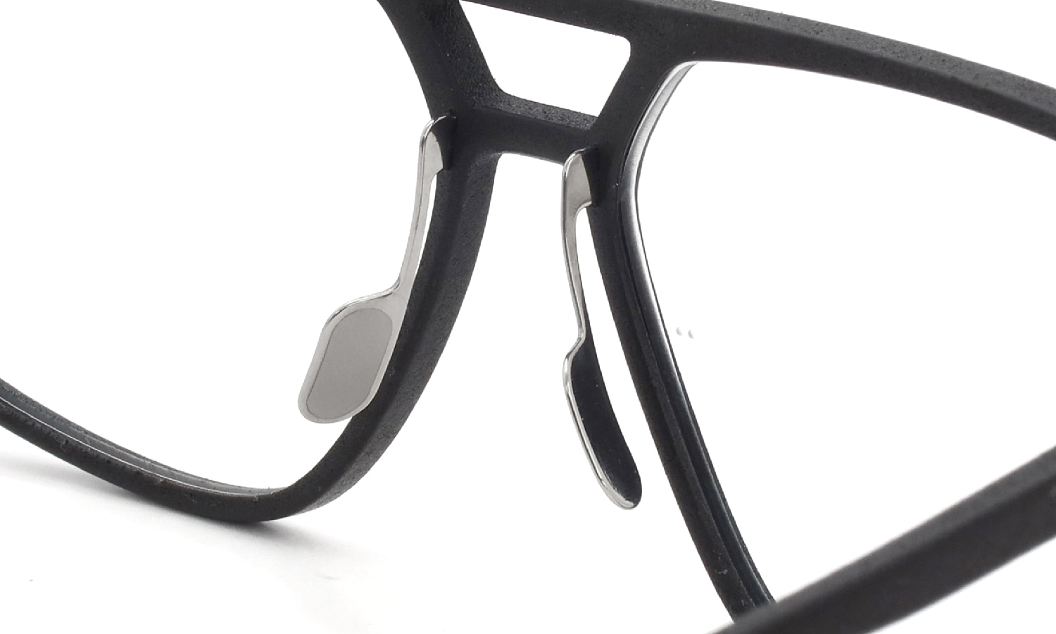 KLENZE&BAUM 3Dプリントメガネ通販 [SLEEK ECOLUCENT] FRASER-NP col.001 COAL/SILVER