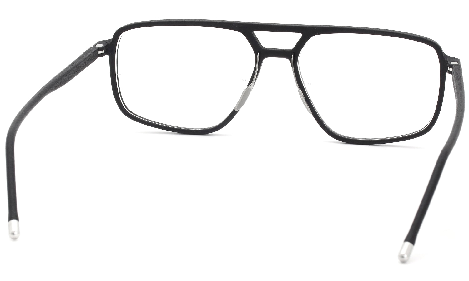 KLENZE&BAUM 3Dプリントメガネ通販 [SLEEK ECOLUCENT] FRASER-NP col.001 COAL/SILVER