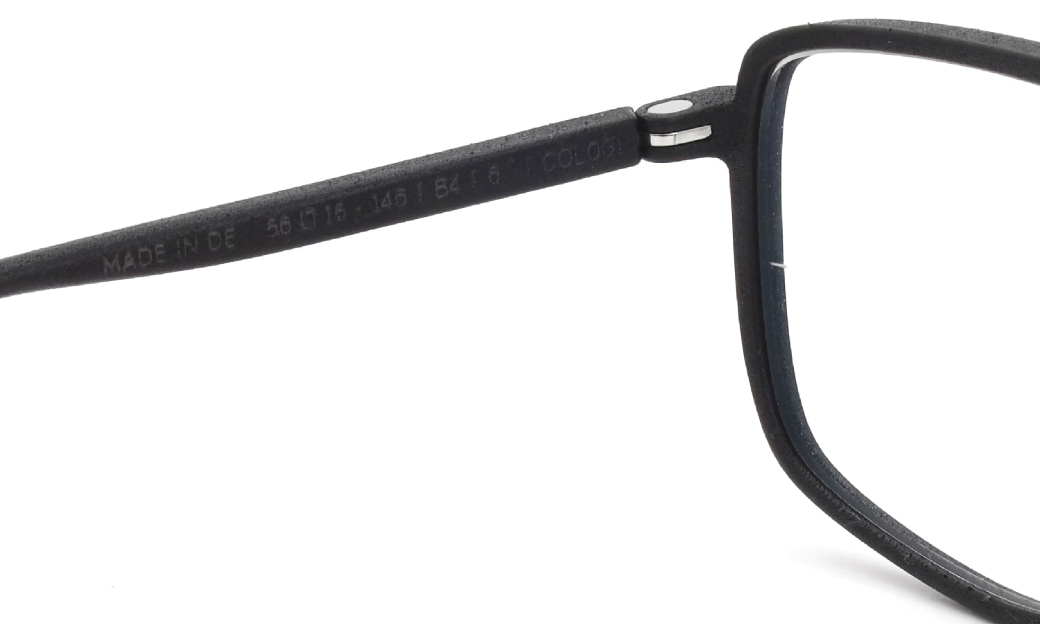 KLENZE&BAUM 3Dプリントメガネ通販 [SLEEK ECOLUCENT] FRASER-NP col.001 COAL/SILVER