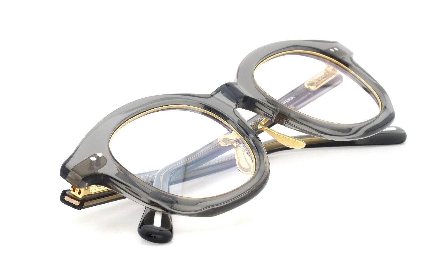 YUICHI TOYAMA. メガネ通販 YYZ U-181 COL.04 Clear gray / Gold