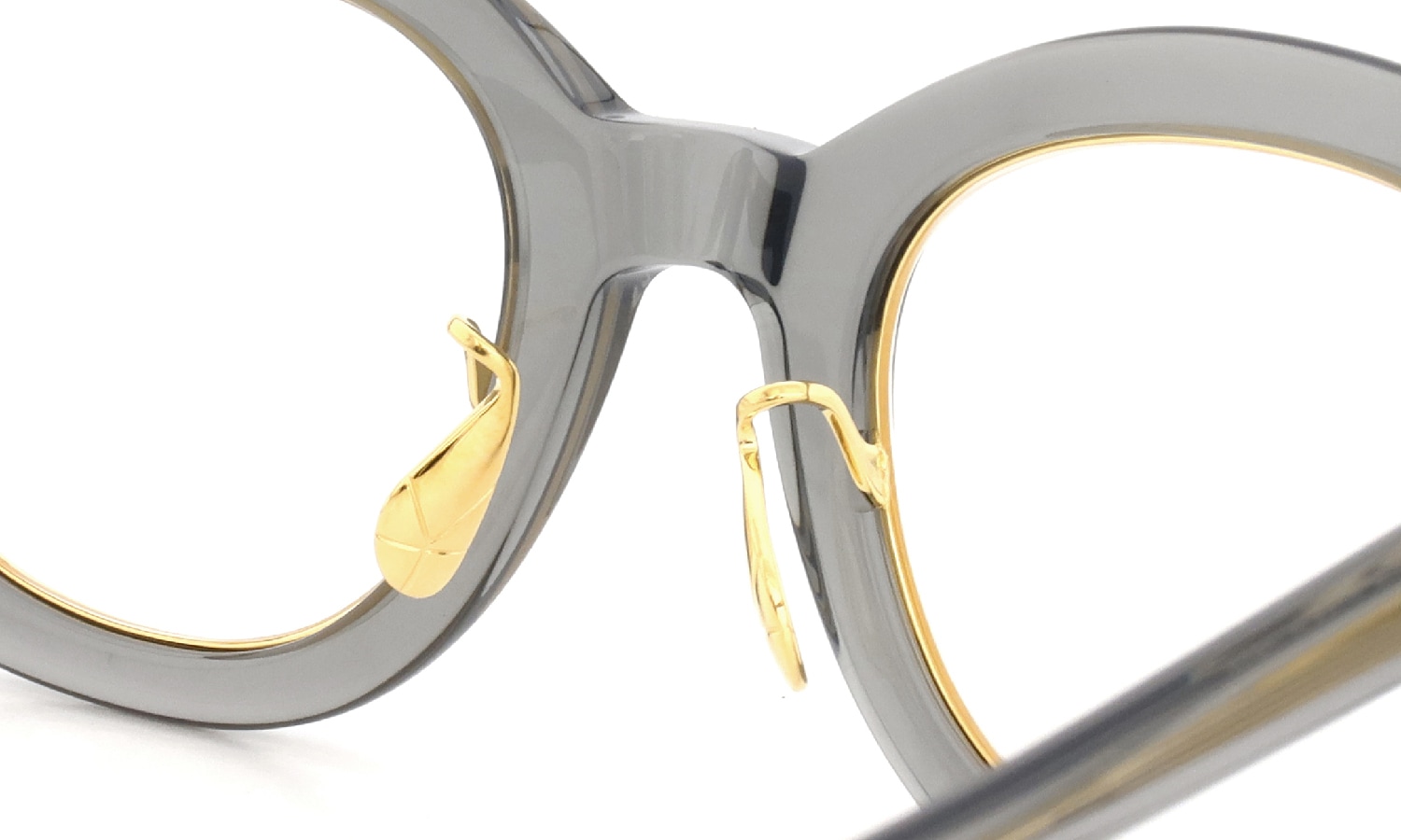 YUICHI TOYAMA. メガネ通販 YYZ U-181 COL.04 Clear gray / Gold