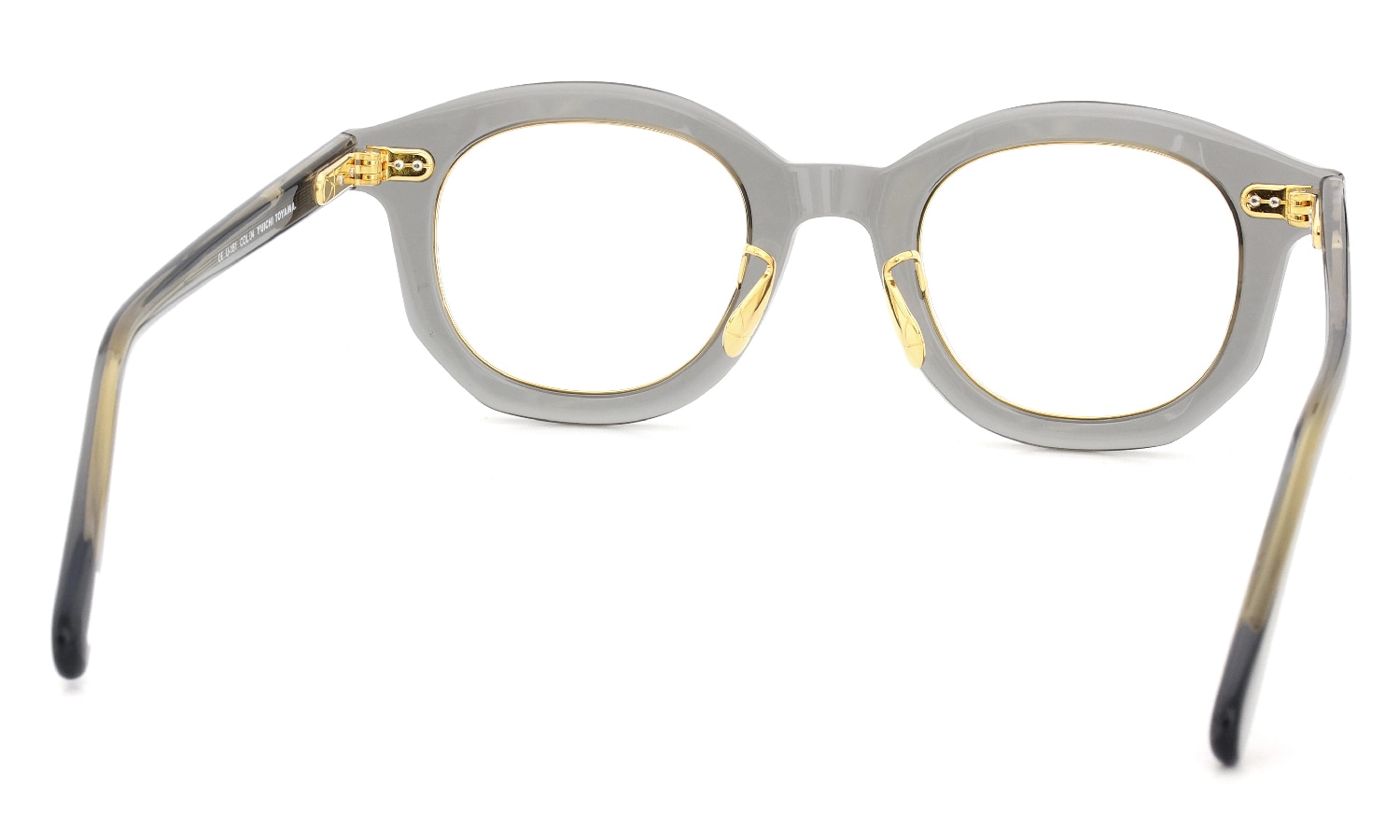 YUICHI TOYAMA. メガネ通販 YYZ U-181 COL.04 Clear gray / Gold