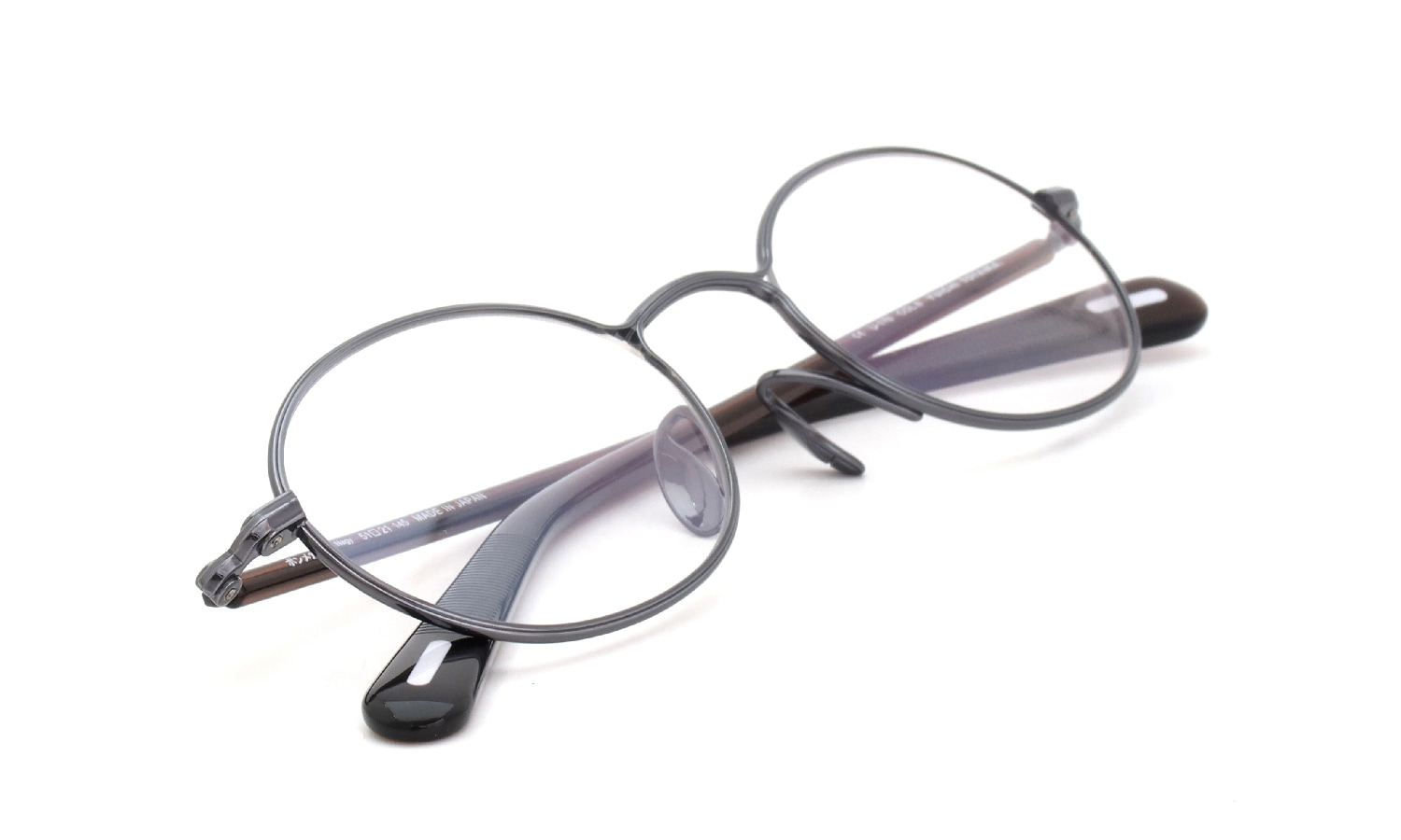YUICHI TOYAMA. for ポンメガネ Nagy U-176 COL.8 Dark navy / Dark brown