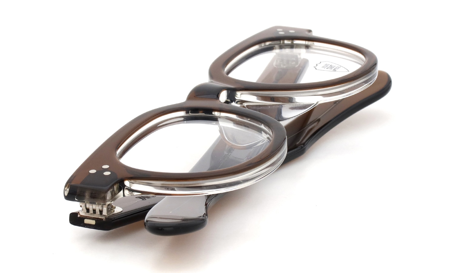 JULIUS TART OPTICAL メガネ通販 FDR-46-24 BROWN CRYSTAL II