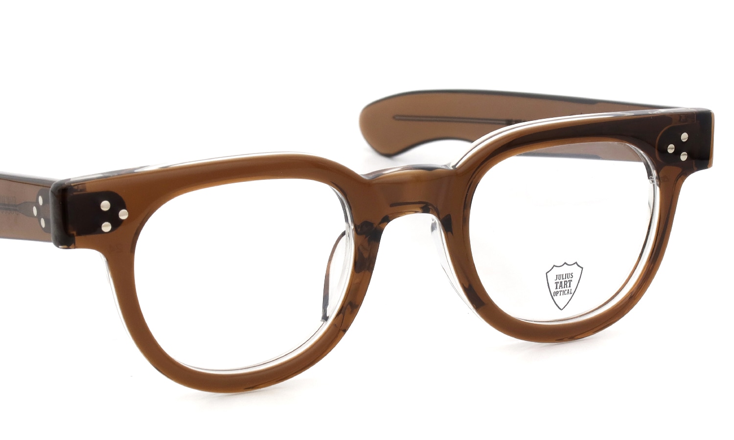 JULIUS TART OPTICAL メガネ通販 FDR-46-24 BROWN CRYSTAL II