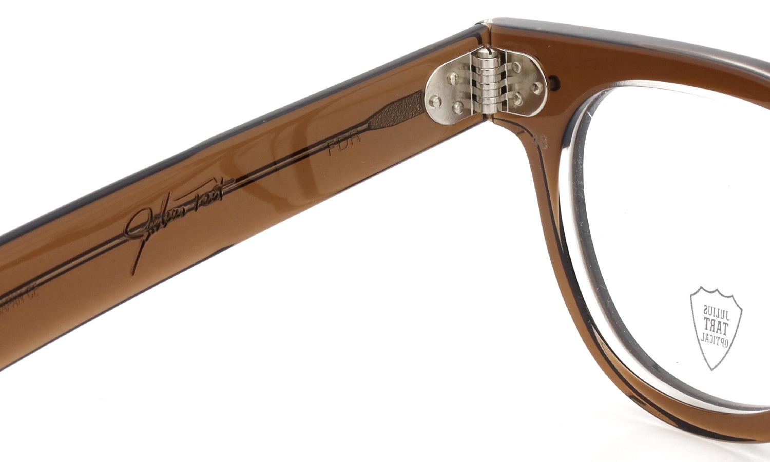 JULIUS TART OPTICAL メガネ通販 FDR-48-24 BROWN-CRYSTAL II