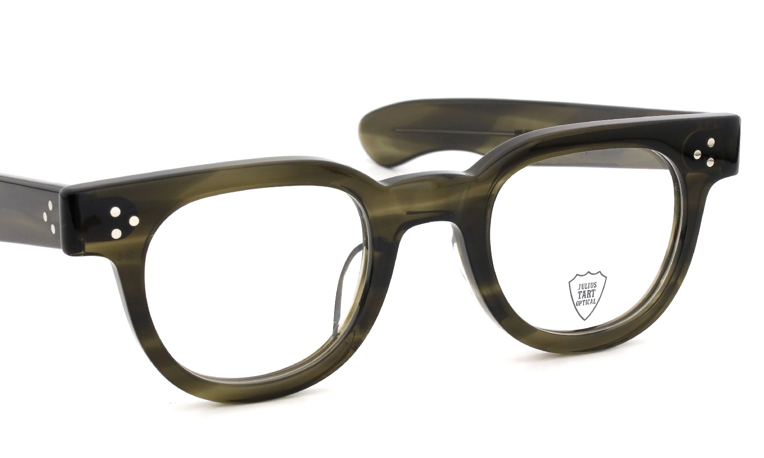 JULIUS TART OPTICAL メガネ通販 FDR-46-24 OLIVE GREEN SASA
