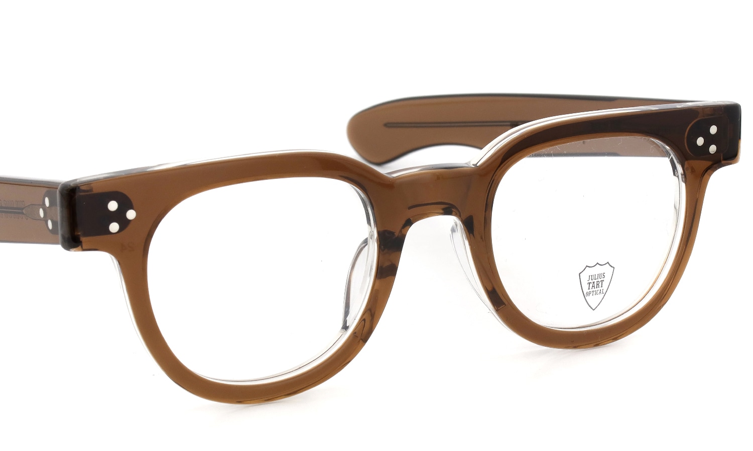 JULIUS TART OPTICAL メガネ通販 FDR-48-24 BROWN-CRYSTAL II