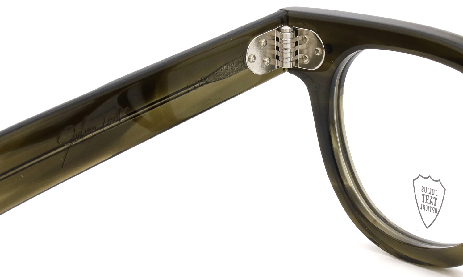 JULIUS TART OPTICAL メガネ通販 FDR-46-24 OLIVE GREEN SASA