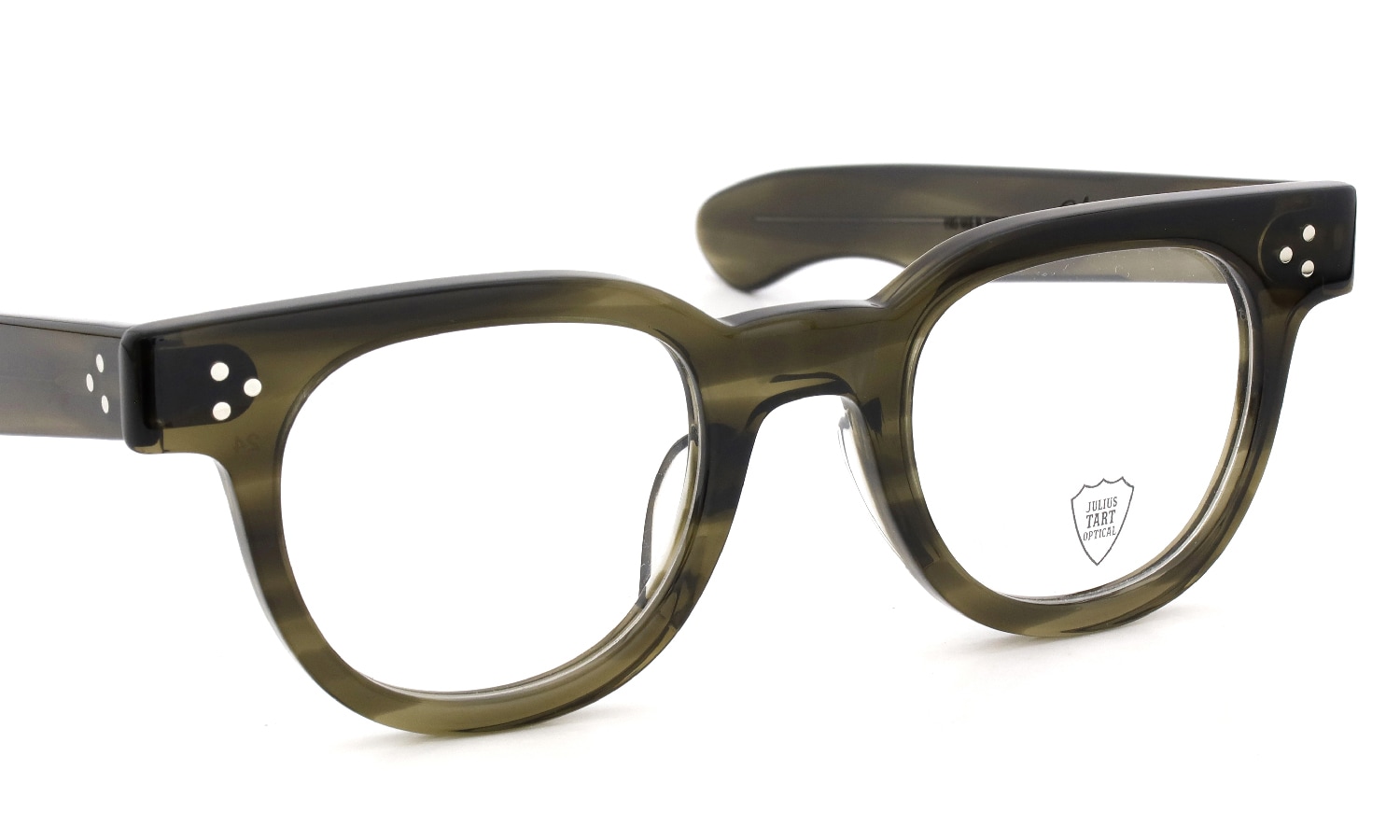 JULIUS TART OPTICAL メガネ通販 FDR-48-24 OLIVE GREEN SASA