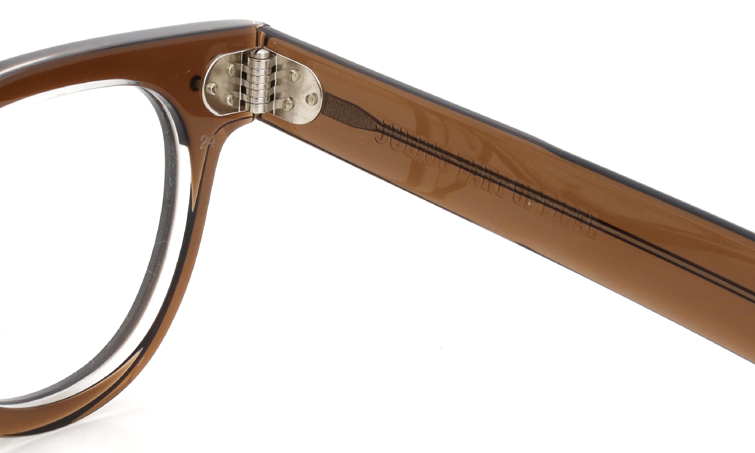 JULIUS TART OPTICAL メガネ通販 FDR-48-24 BROWN-CRYSTAL II