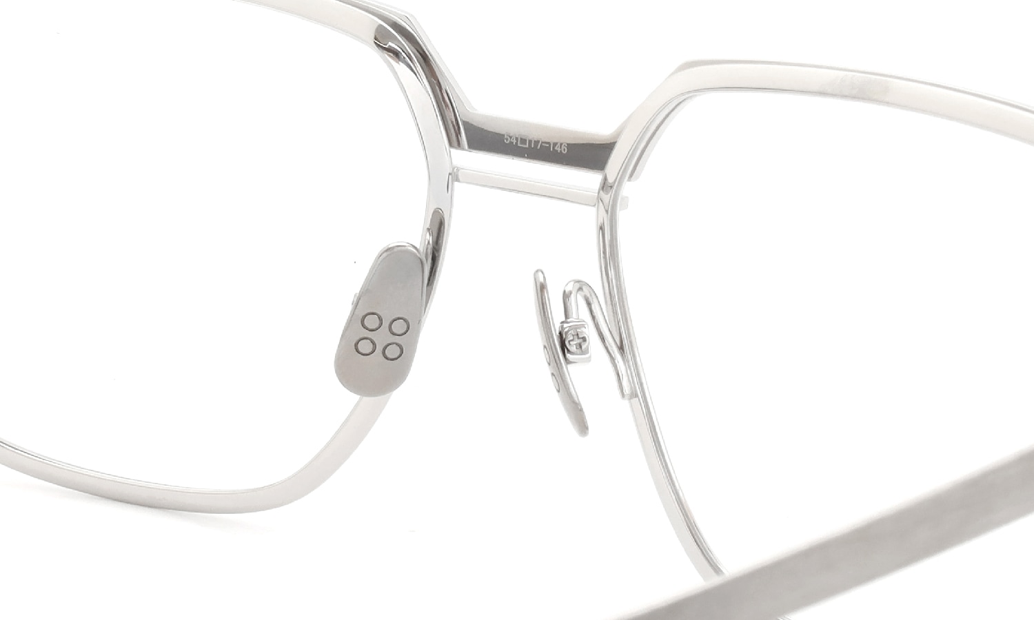 YELLOWS PLUS メガネ通販 HUDSON C1 silver