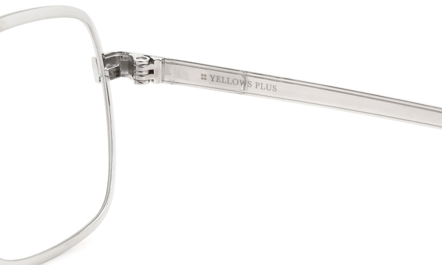 YELLOWS PLUS メガネ通販 HUDSON C1 silver
