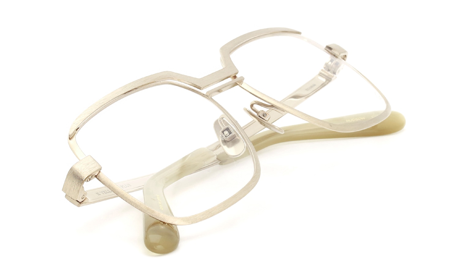 YELLOWS PLUS メガネ通販 HUDSON C6 gold