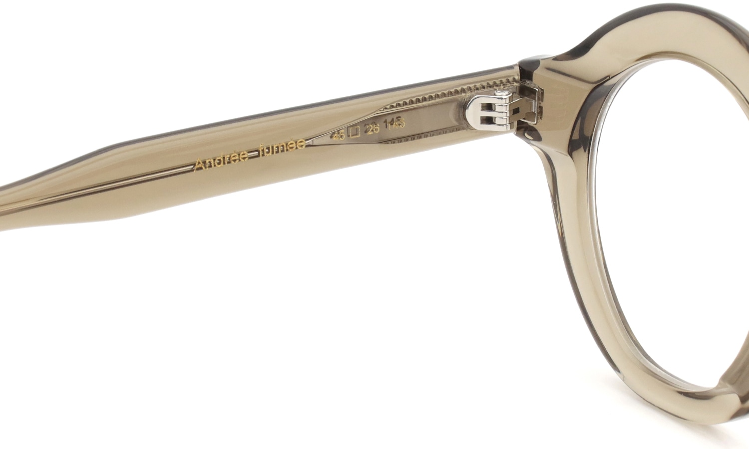 AUDE HEROUARD オーディ エホワ メガネ通販 Andree col.fumee