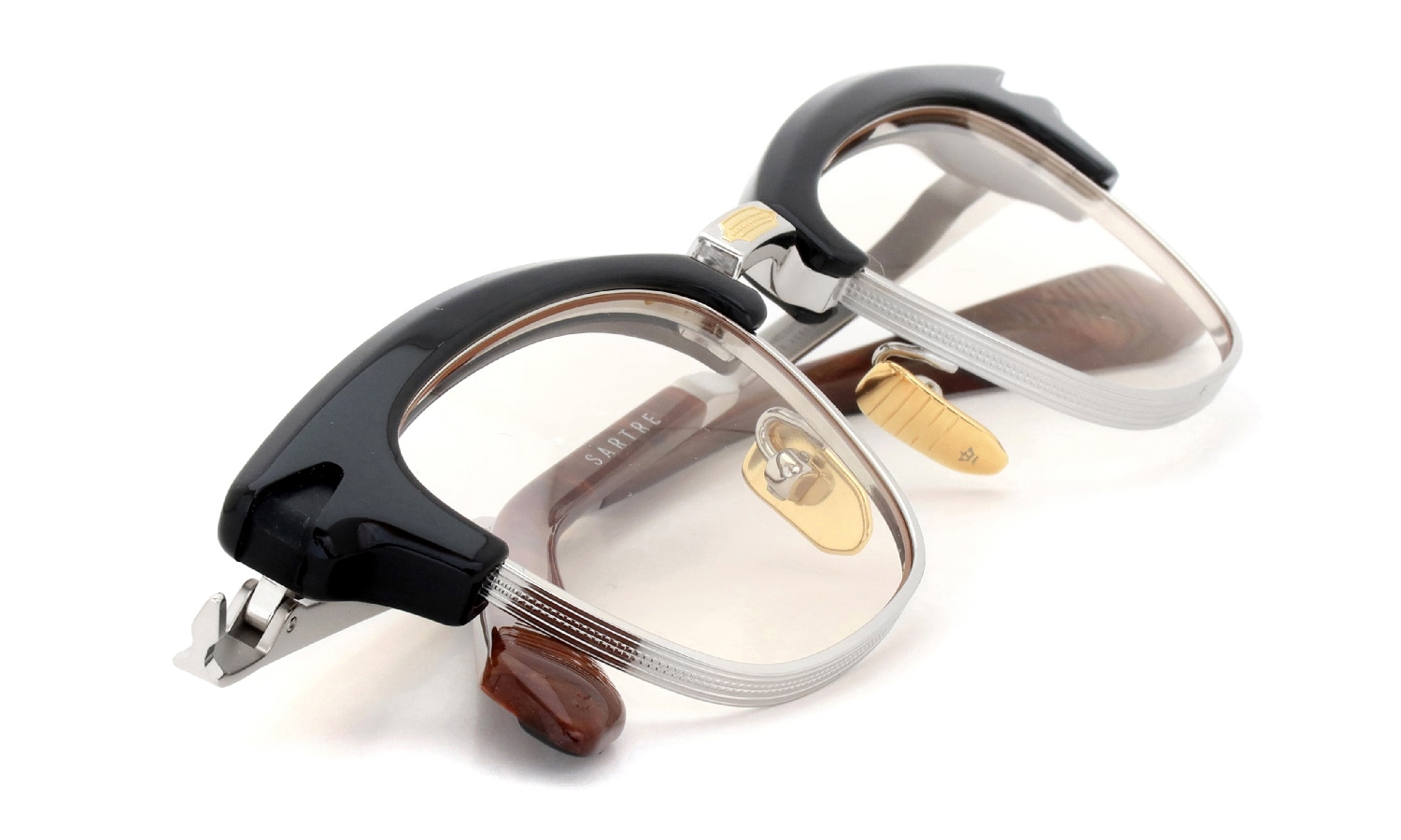 JACQUESMARIEMAGE メガネ通販 SARTRE Noir-X / Superlight Bronze JMMTQ-10A