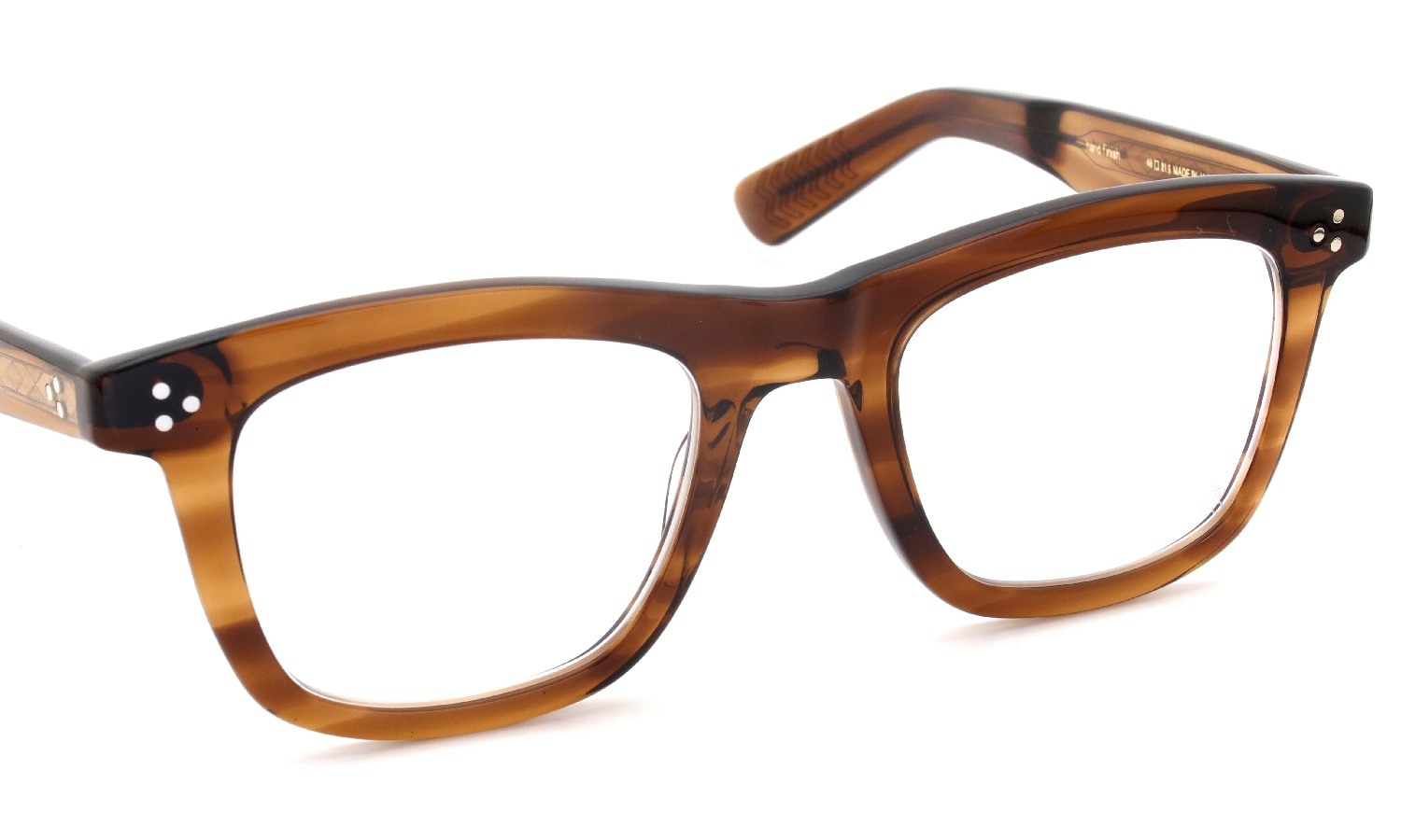 YELLOWS PLUS メガネ+純正クリップオンサングラス通販 DALLAS C571 hojicha /gold