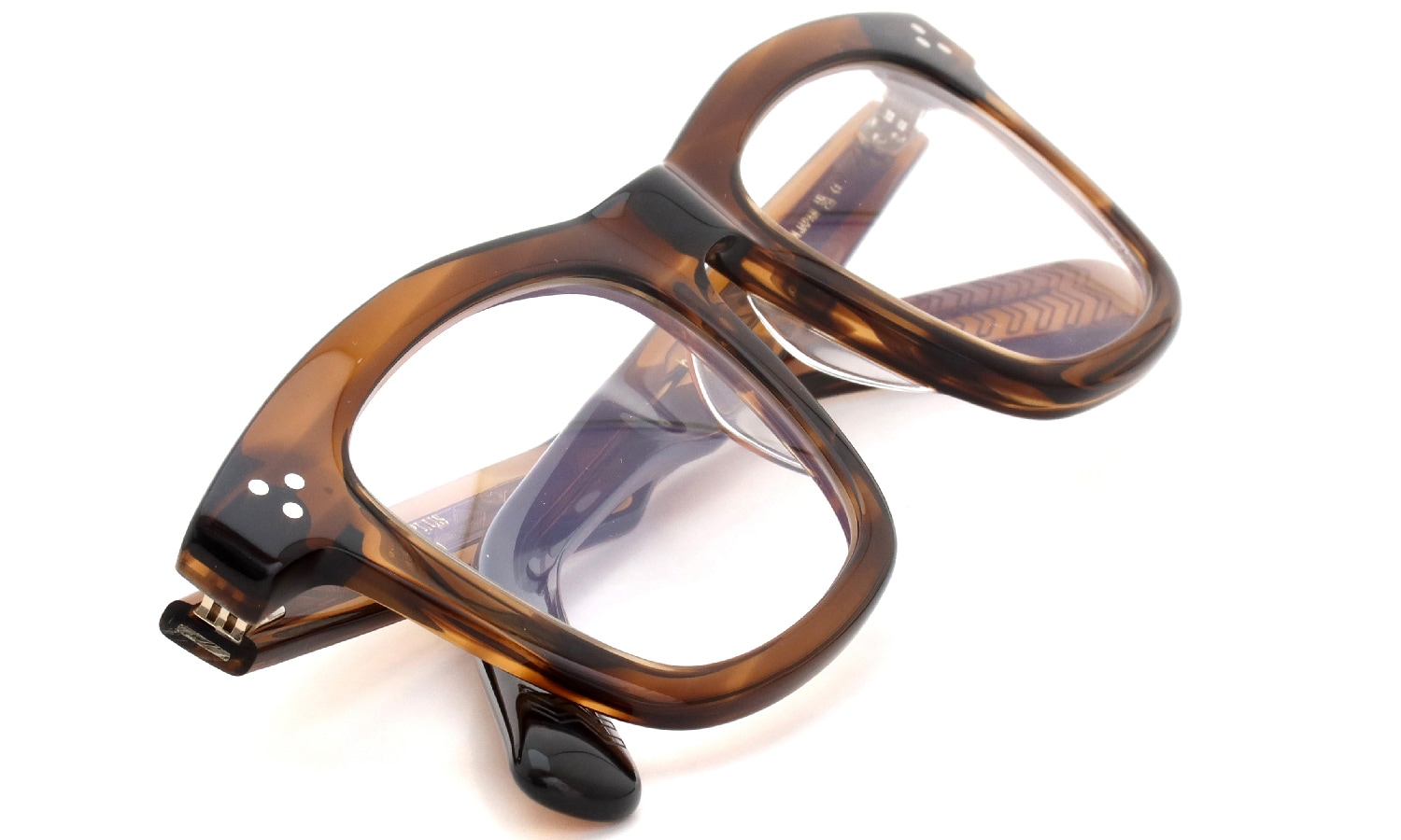 YELLOWS PLUS メガネ+純正クリップオンサングラス通販 DALLAS C571 hojicha /gold