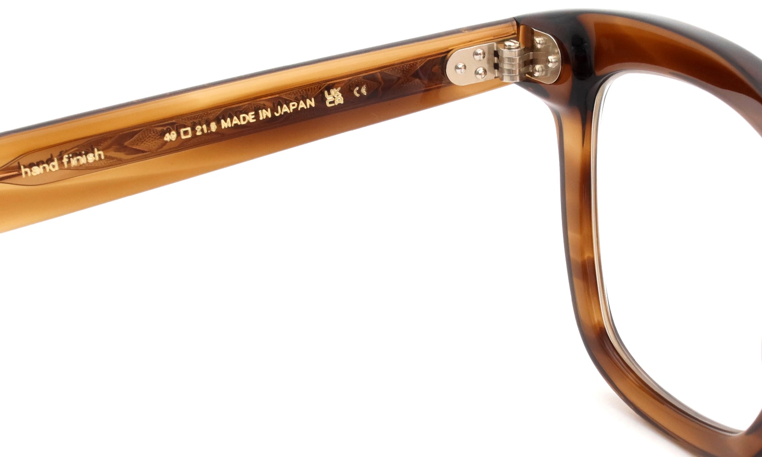 YELLOWS PLUS メガネ+純正クリップオンサングラス通販 DALLAS C571 hojicha /gold