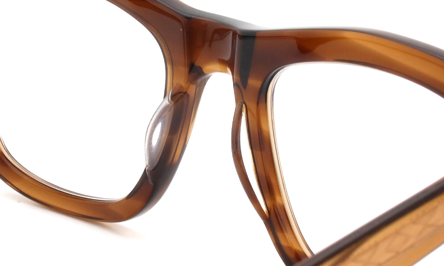 YELLOWS PLUS メガネ+純正クリップオンサングラス通販 DALLAS C571 hojicha /gold