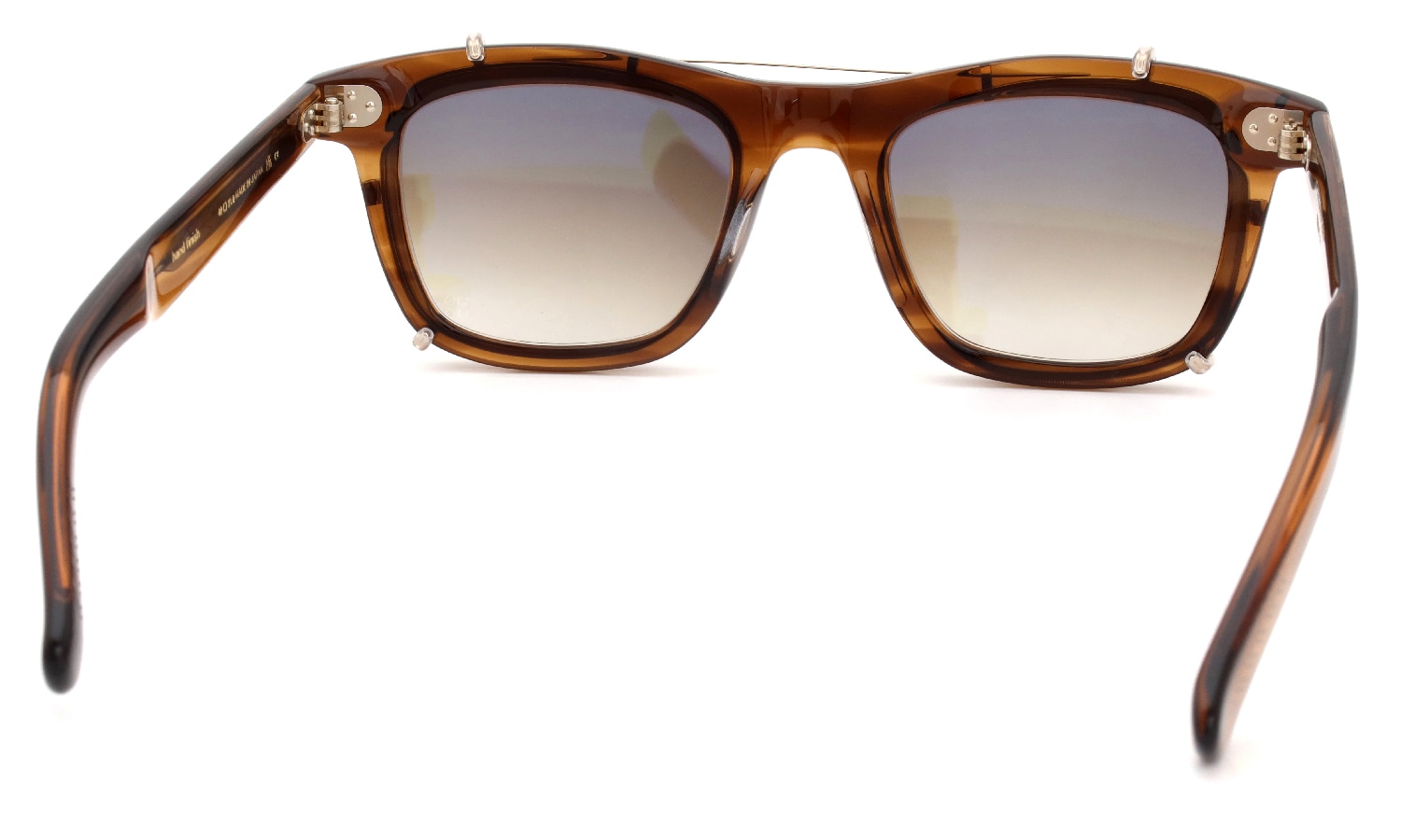 YELLOWS PLUS メガネ+純正クリップオンサングラス通販 DALLAS C571 hojicha /gold