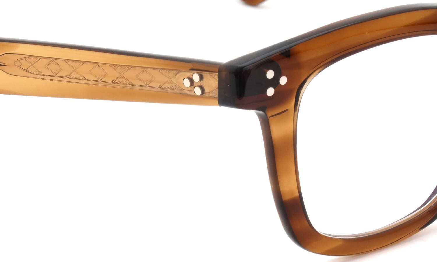 YELLOWS PLUS メガネ+純正クリップオンサングラス通販 DALLAS C571 hojicha /gold