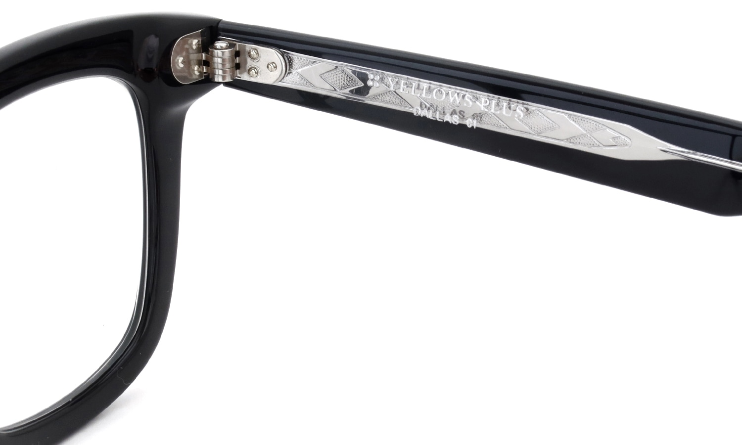 YELLOWS PLUS メガネ通販 DALLAS C1 black