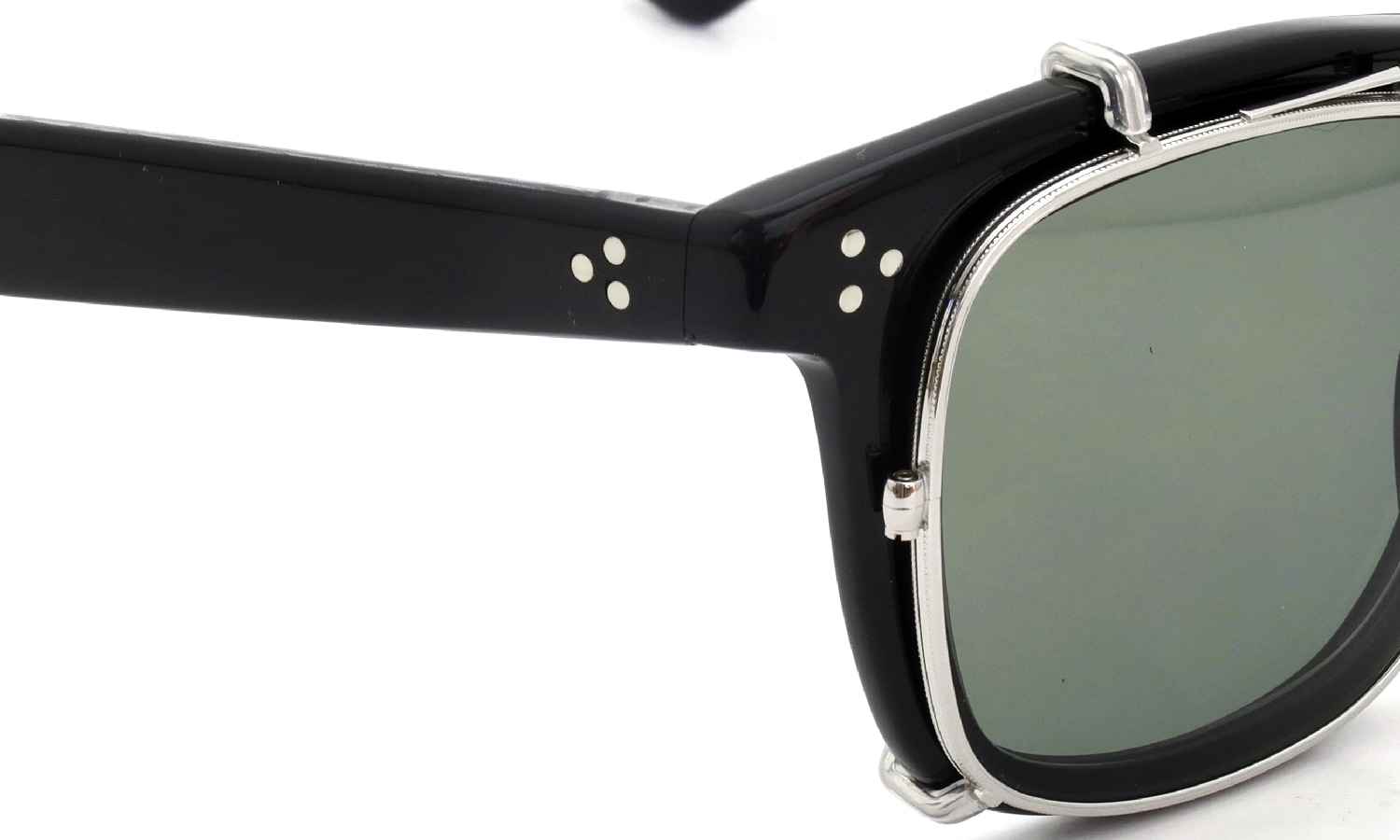 YELLOWS PLUS メガネ+純正クリップオンサングラス通販 DALLAS C1 black /silver 