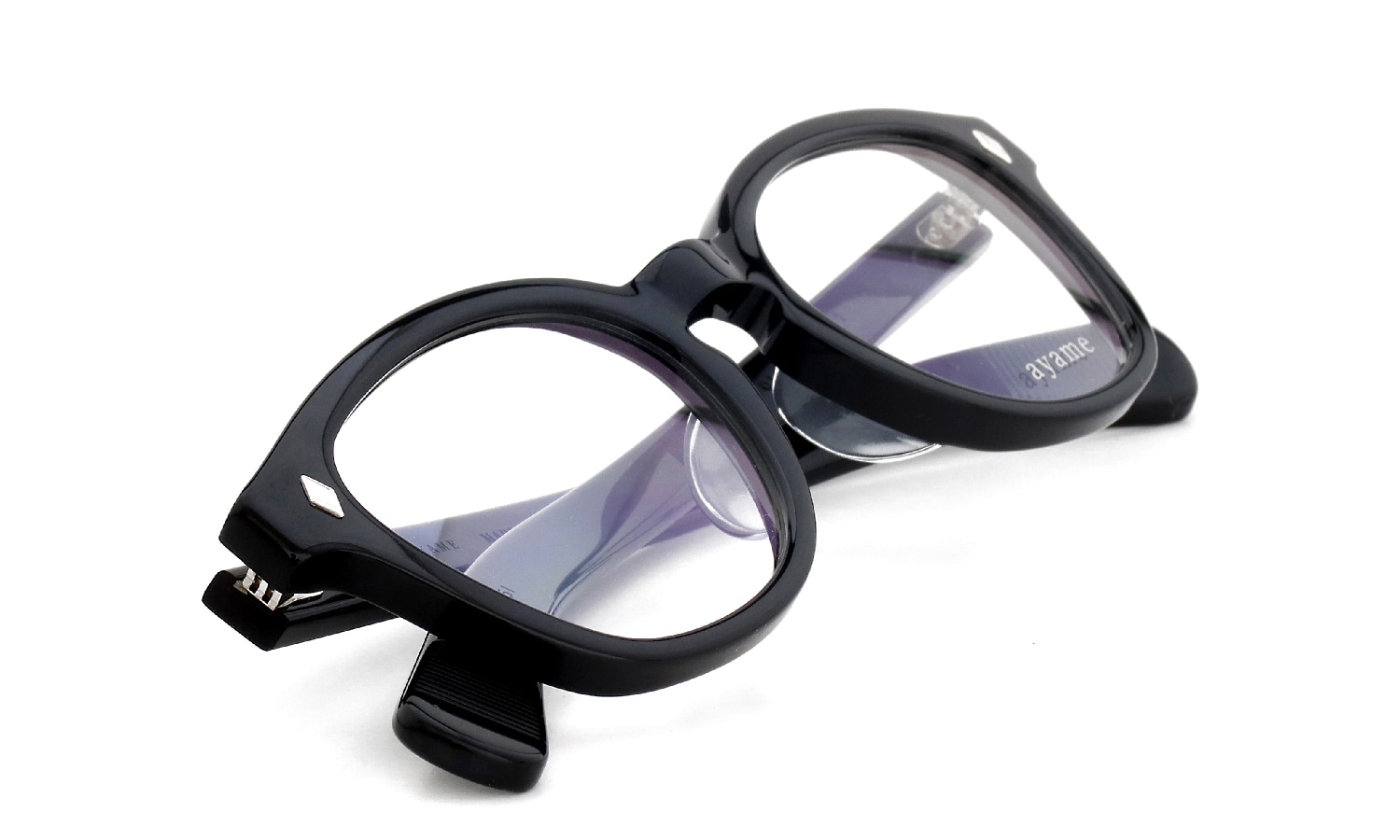 ayame アヤメ 15周年記念モデル通販 NEWOLD Celluloid Silver925 col.BK