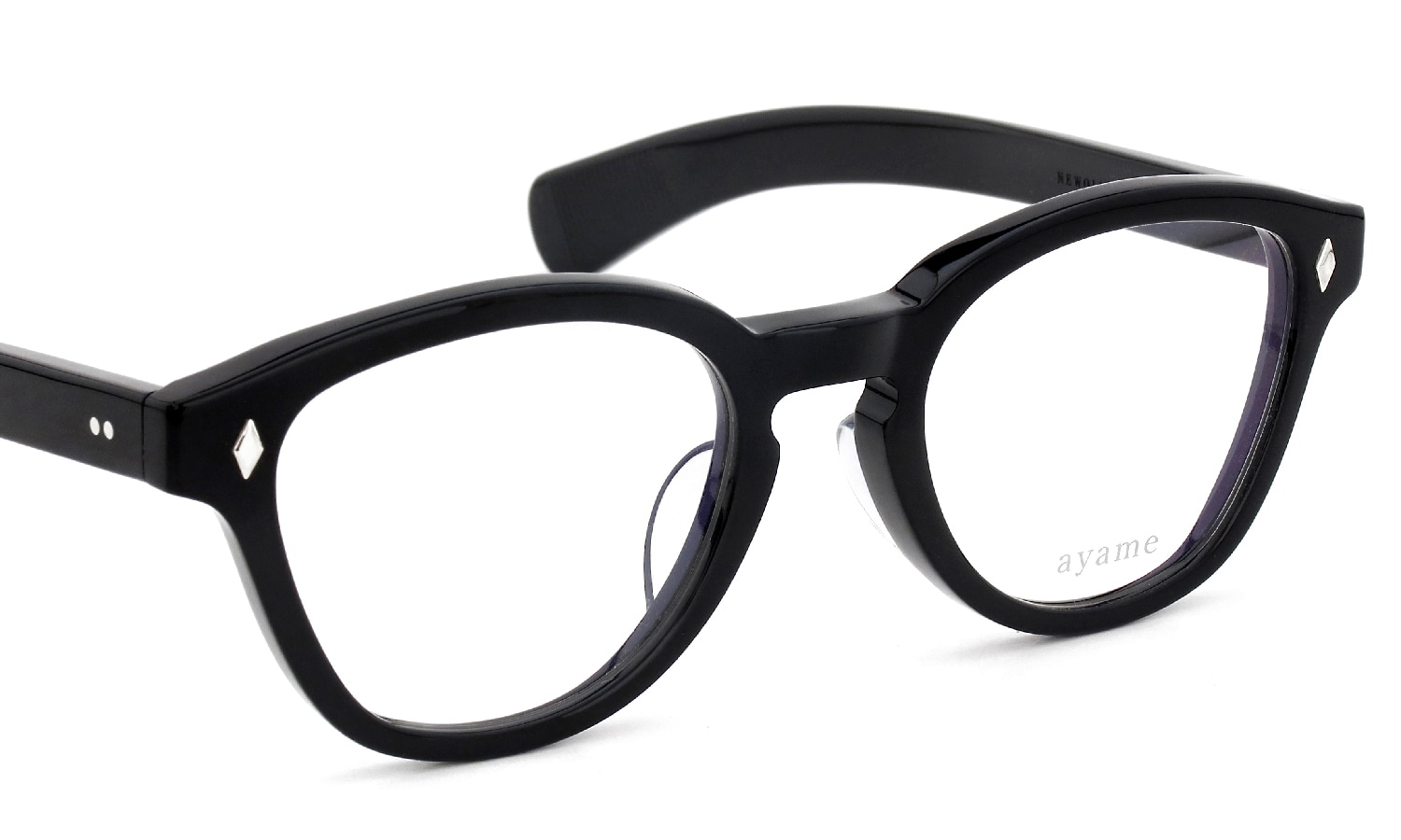 ayame アヤメ 15周年記念モデル通販 NEWOLD Celluloid Silver925 col.BK