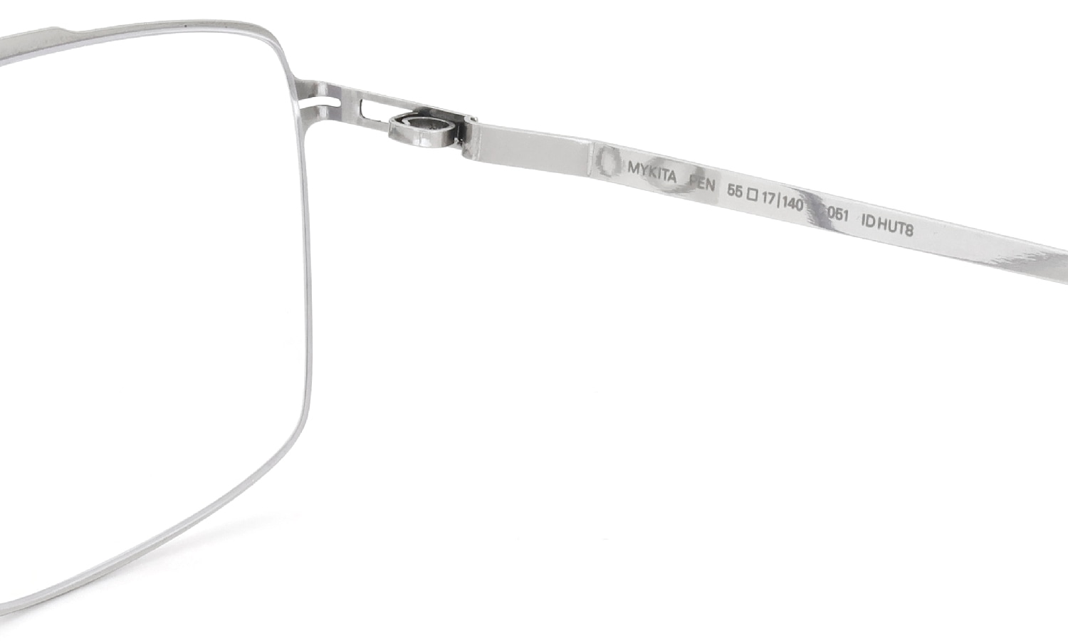 MYKITA メガネ通販 PEN COL.051 Shiny Silver