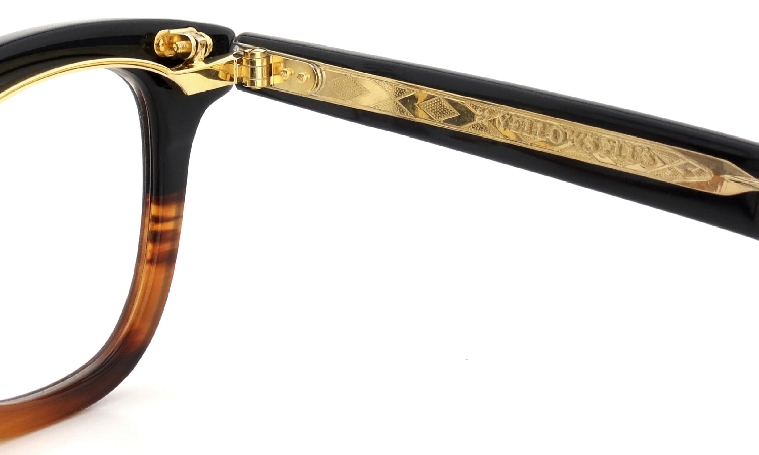 YELLOWS PLUS for ポンメガネ 跳ね上げ単式メガネ JACKSON havana two-tone / 24kg