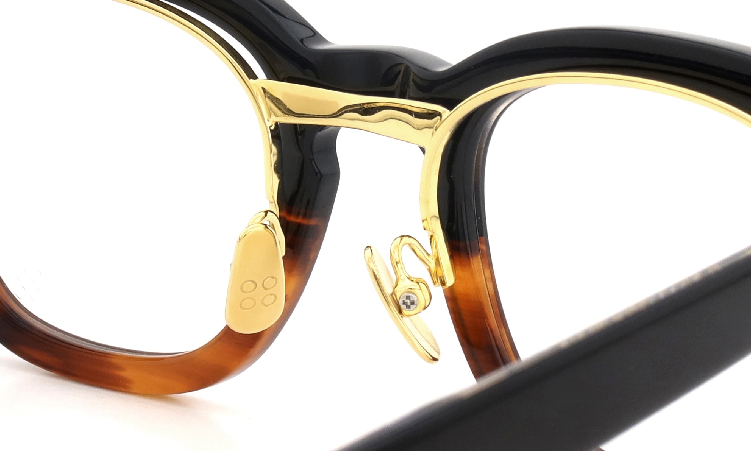 YELLOWS PLUS for ポンメガネ 跳ね上げ単式メガネ JACKSON havana two-tone / 24kg