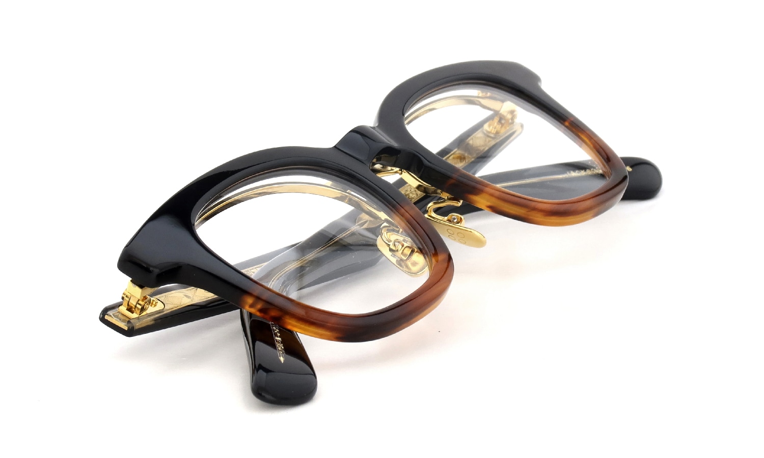 YELLOWS PLUS for ポンメガネ 跳ね上げ単式メガネ JACKSON havana two-tone / 24kg