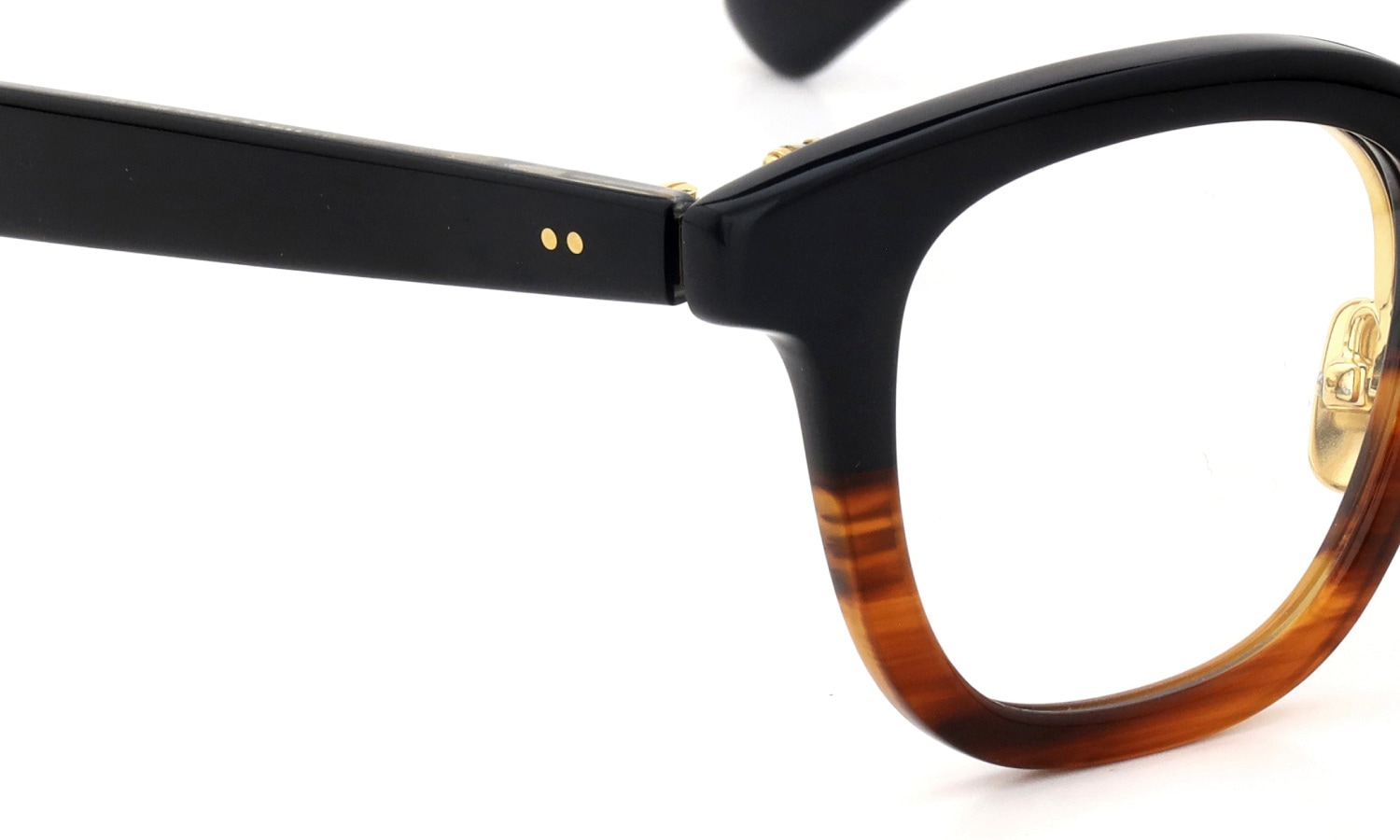 YELLOWS PLUS for ポンメガネ 跳ね上げ単式メガネ JACKSON havana two-tone / 24kg