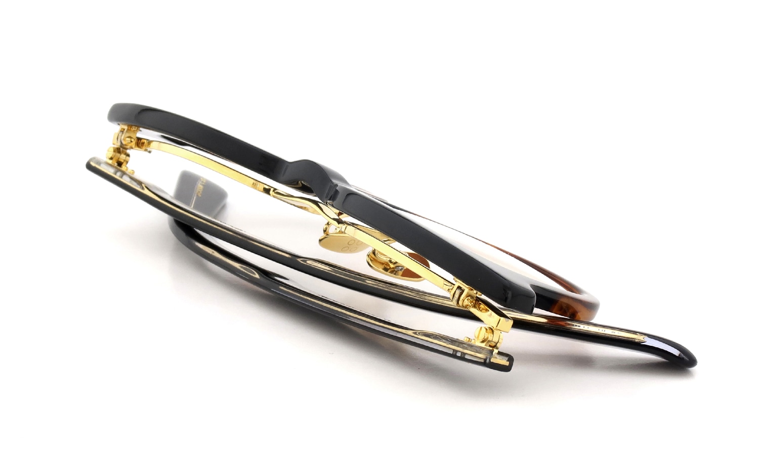 YELLOWS PLUS for ポンメガネ 跳ね上げ単式メガネ JACKSON havana two-tone / 24kg