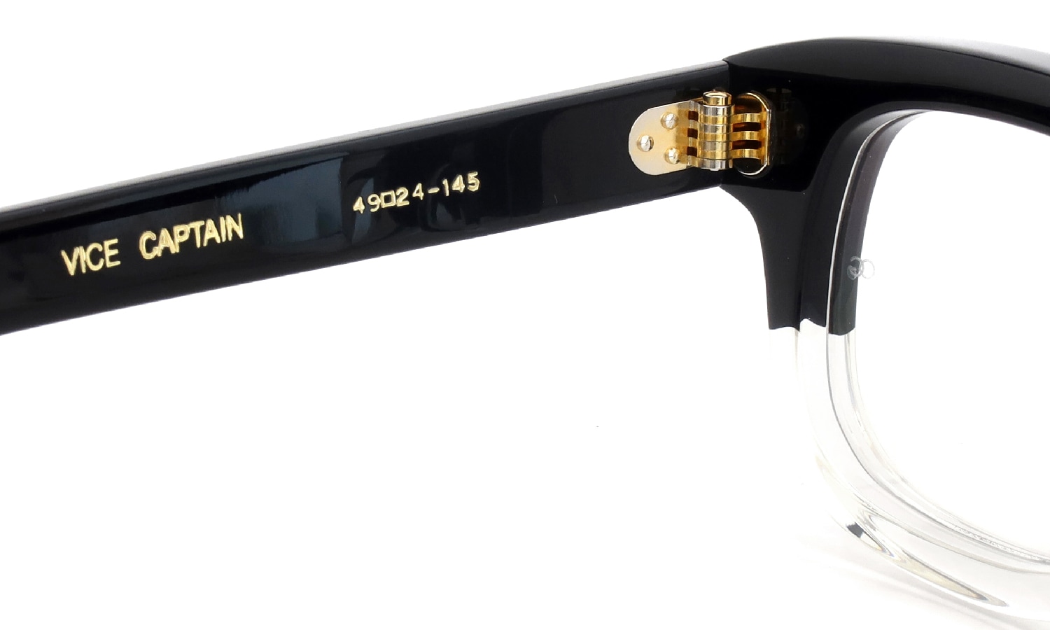 Oliver Goldsmith メガネ通販 VICE CAPTAIN col.Black Float