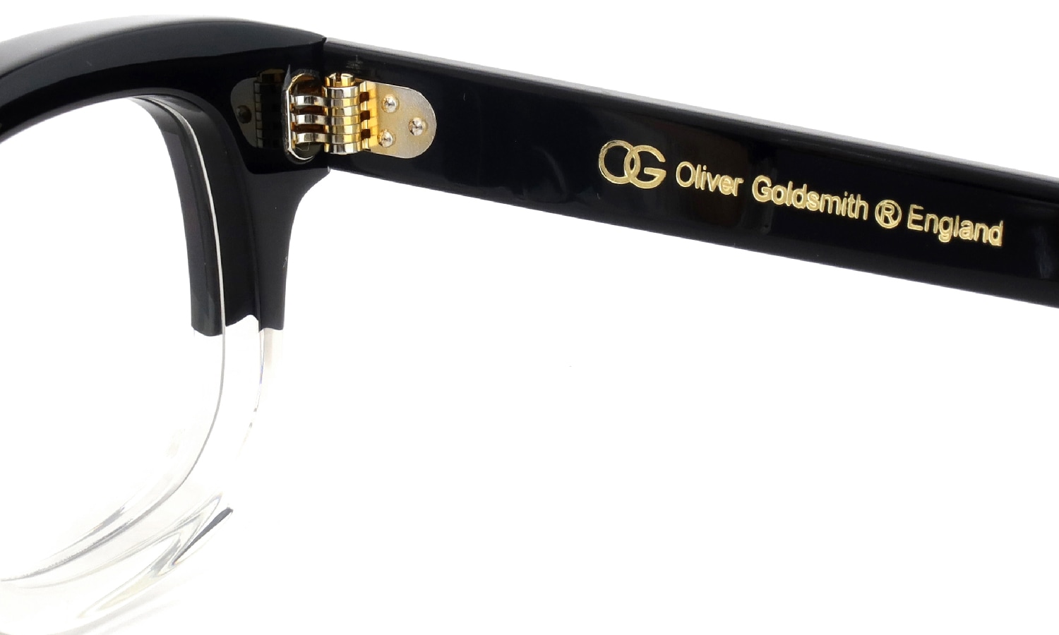 Oliver Goldsmith メガネ通販 VICE CAPTAIN col.Black Float