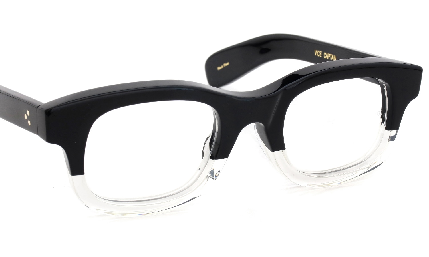 Oliver Goldsmith メガネ通販 VICE CAPTAIN col.Black Float