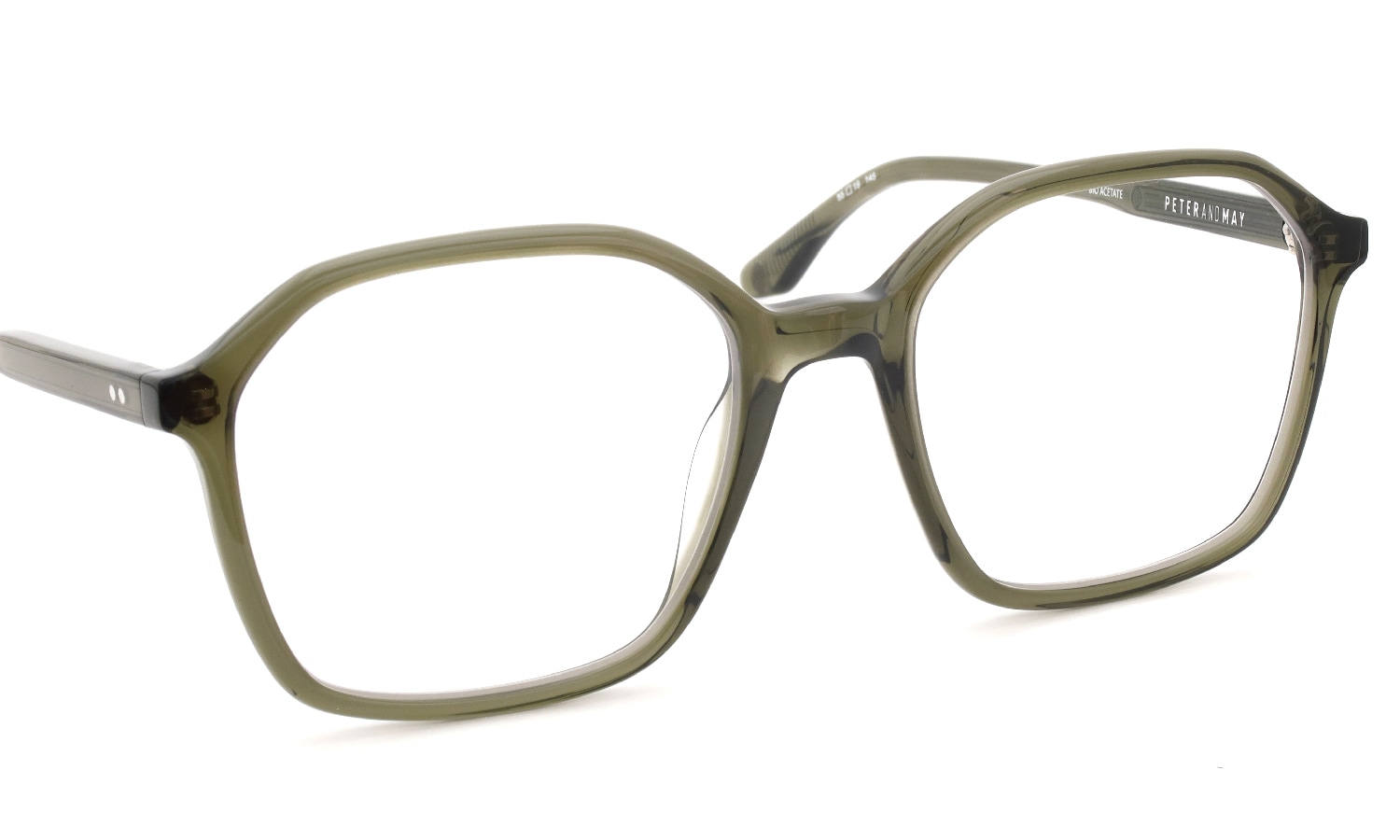 PETER AND MAY ピーターアンドメイ 多角形メガネ通販 ALMA col.SAGUARO